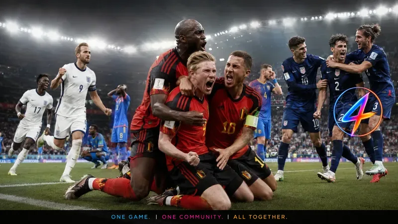 England kämpft sich durch, Belgien überlebt Thriller, USA wächst zu Hause