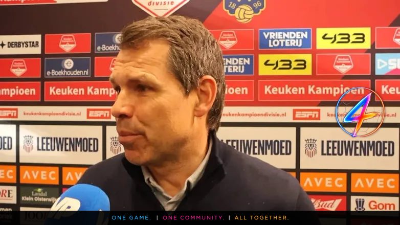 Almere City-coach Rijsdijk teleurgesteld na play‑offuitval