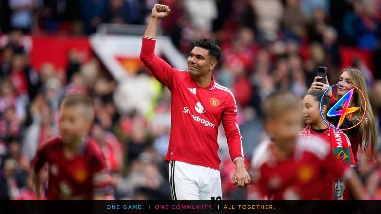 Casemiro Plays Final Manchester United Game at Old Trafford