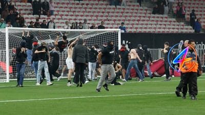 Nice fans storm Allianz Arena after 0-0 draw