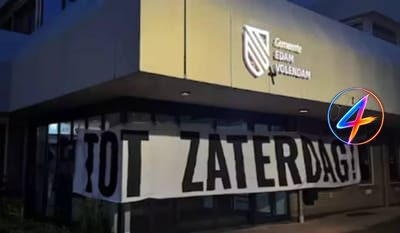 Willem II Fans Hang Banners in Volendam Ahead of Playoff Clash
