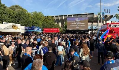 Club Brugge Fans Gather at Jan Breydel for Title Match